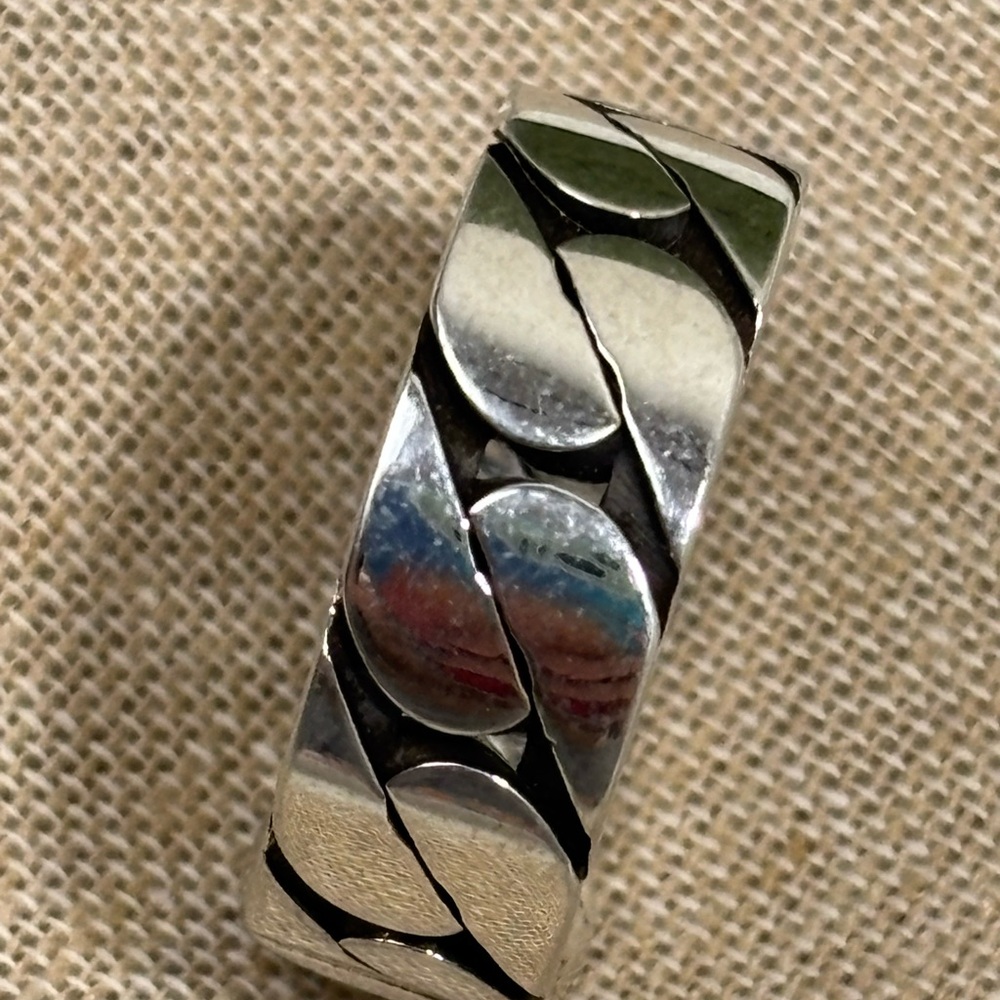 Gucci Interlocking G Silver Ring - image 6